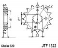 Prednji lančanik JT JTF 1322-15 15T, 520